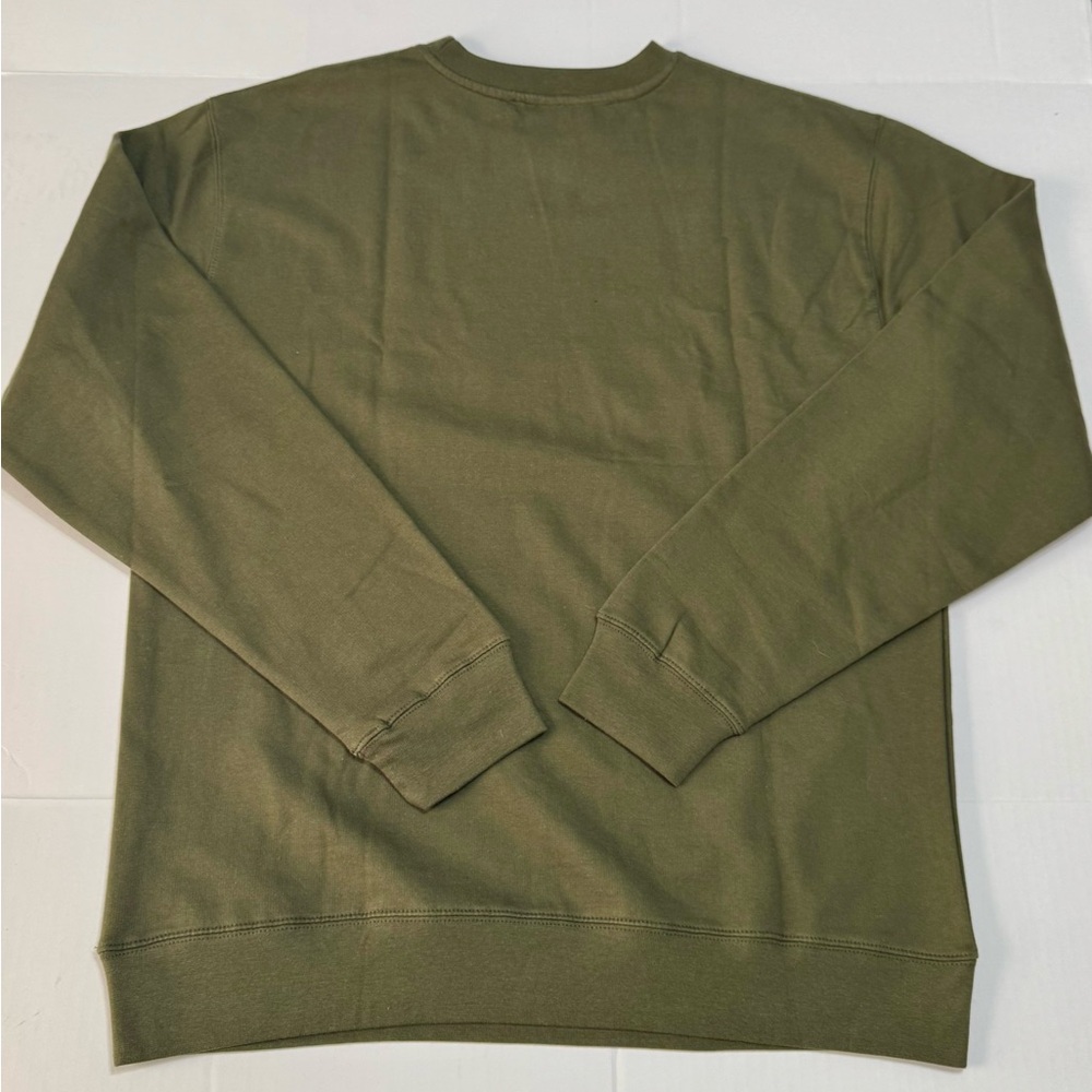 Obey Olive Crewneck Sweater with Logo - Picture 4 of 4